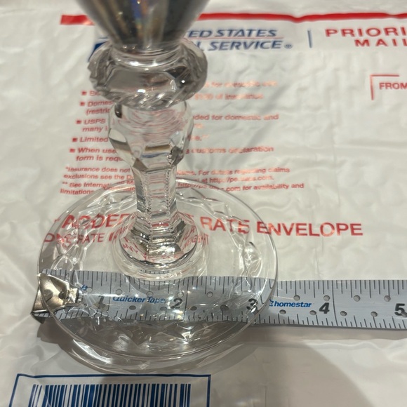 Rogaska Gallia Set of 4 Etched  Cut Crystal Goblets - Picture 6 of 10